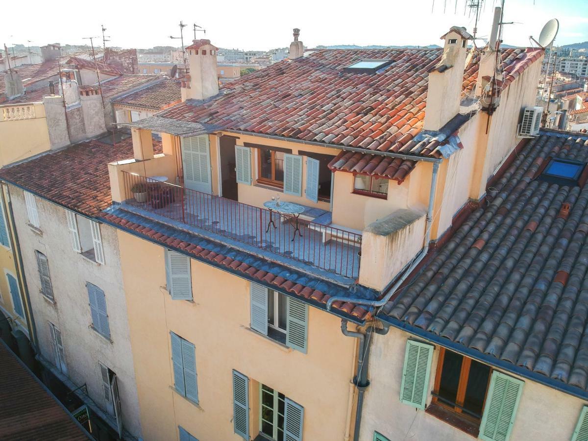 Clt - Unique Duplex & Terrace On The Provencal Market Antibes Exteriör bild
