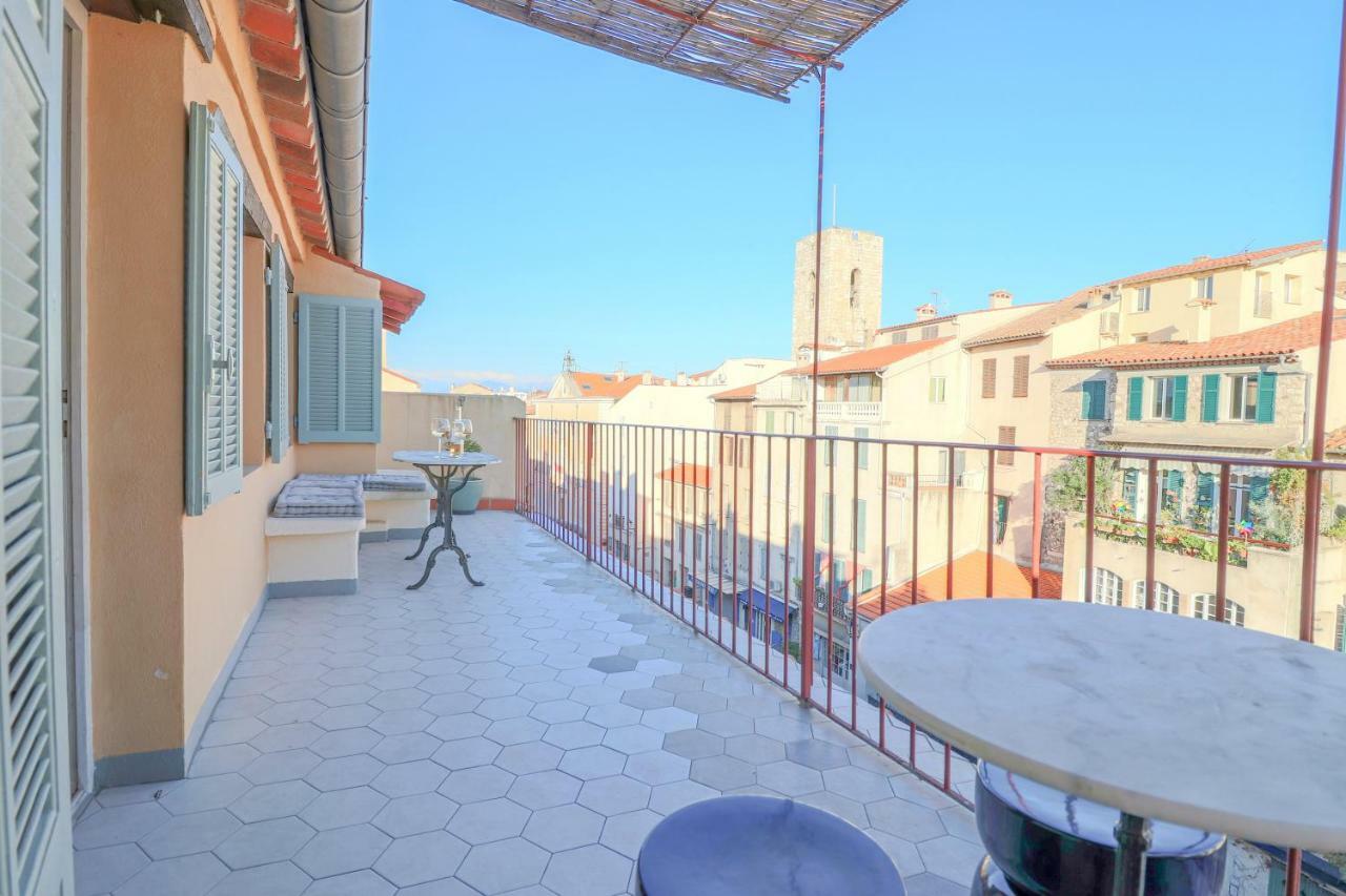 Clt - Unique Duplex & Terrace On The Provencal Market Antibes Exteriör bild