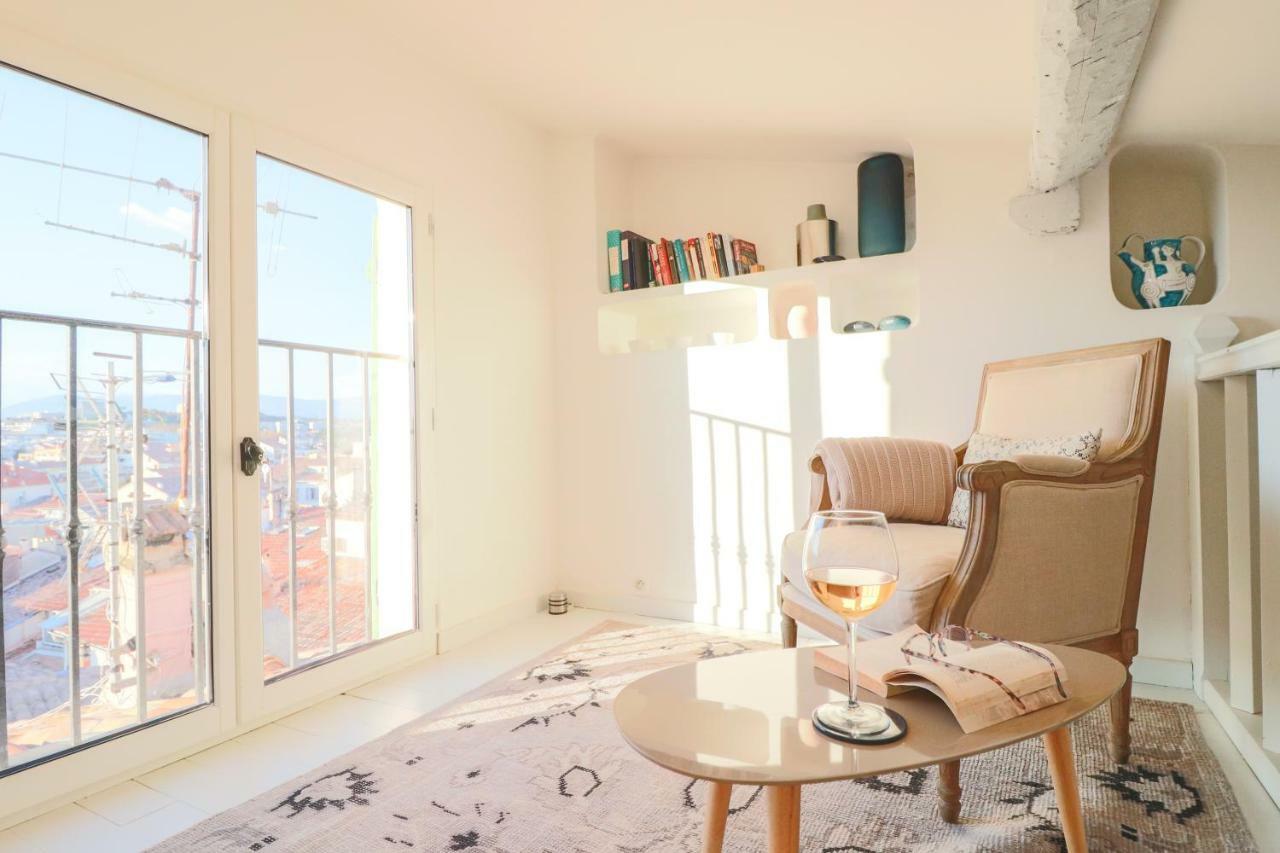 Clt - Unique Duplex & Terrace On The Provencal Market Antibes Exteriör bild