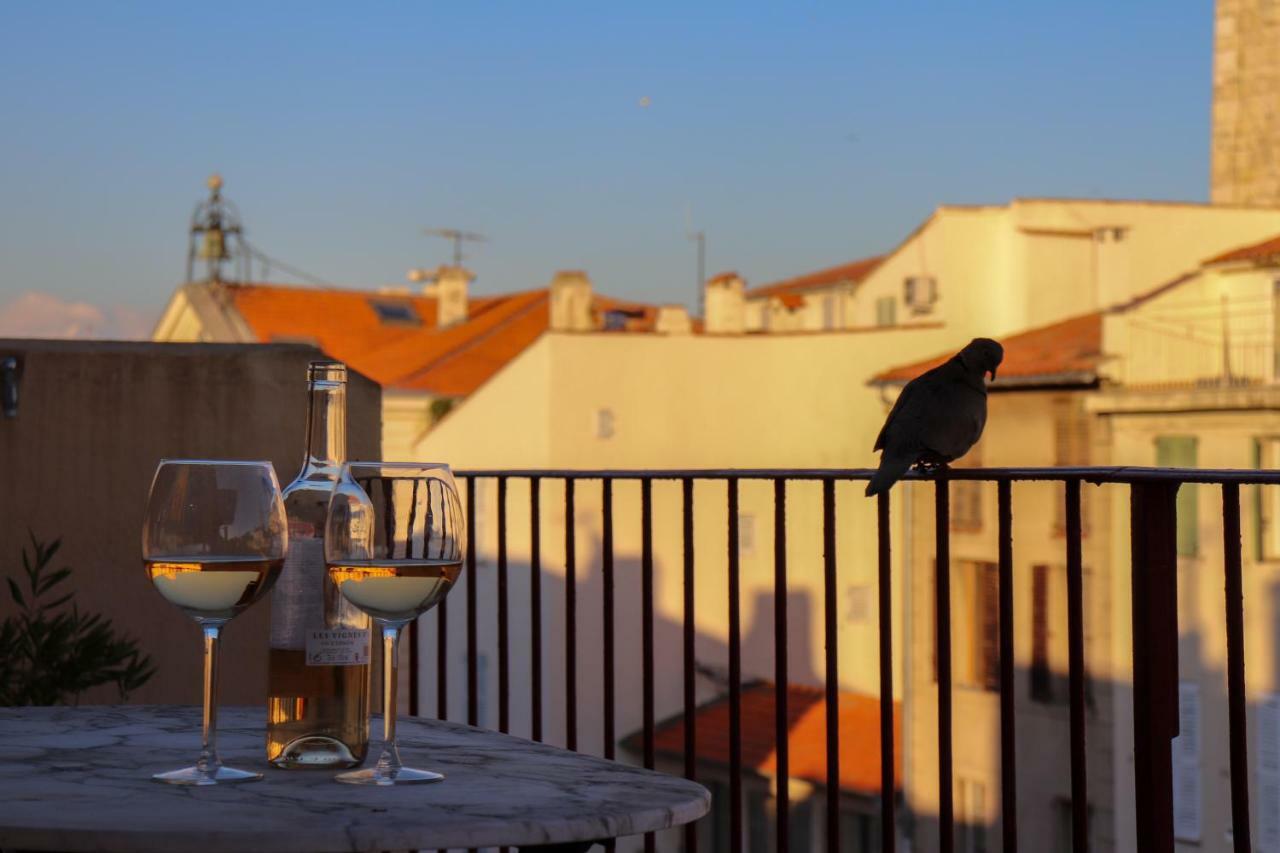 Clt - Unique Duplex & Terrace On The Provencal Market Antibes Exteriör bild